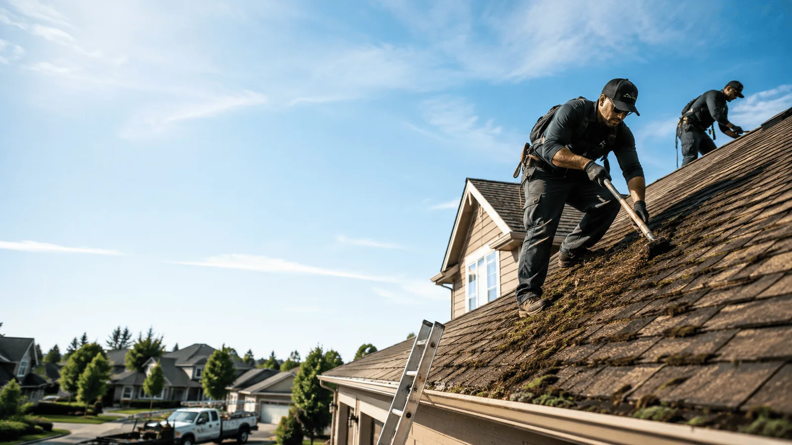 Roof Moss Removal in Hunter, OK near me